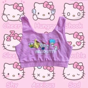 ✧♡︎hello kitty crop top♡︎✧
